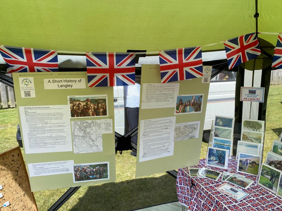 Langley Hub Stand at Fawley Armed Forces Day